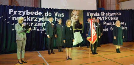 Uroczystość Nadania Imienia Wandy Chotomskiej naszej szkole