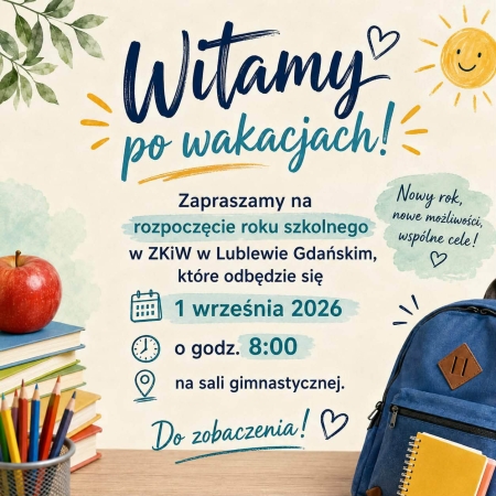 Rozpoczęcie roku szkolnego 2026/2027